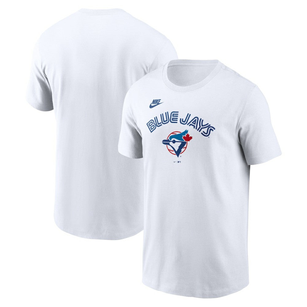 Toronto Blue Jays Nike Cooperstown Collection Wordmark T-Shirt - White T-shirts
