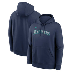 Seattle Mariners Nike Dri-Fit Club Hoodie - Navy Hoodies