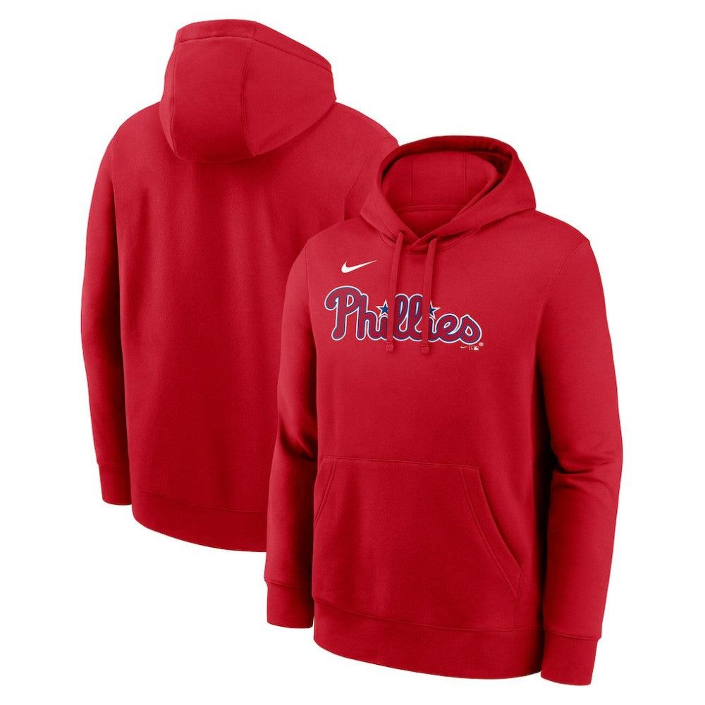 Philadelphia Phillies Nike Dri-Fit Club Hoodie - Red Hoodies