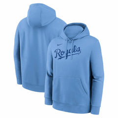Kansas City Royals Nike Dri-Fit Club Hoodie - Light Blue Hoodies