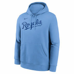 Kansas City Royals Nike Dri-Fit Club Hoodie - Light Blue Hoodies