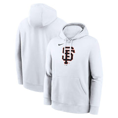 San Francisco Giants Nike Logo Club Hoodie - White Hoodies