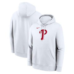 Philadelphia Phillies Nike Logo Club Hoodie - White Hoodies