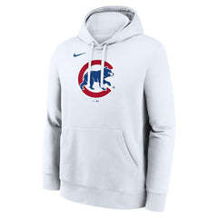 Chicago Cubs Nike Logo Club Hoodie - White Hoodies