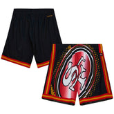 San Francisco 49ers Big Face 7.0 Fashion Shorts - Black Shorts