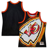 Kansas City Chiefs Big Face 7.0 Fashion Tank Top - Black Tops