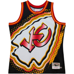 Kansas City Chiefs Big Face 7.0 Fashion Tank Top - Black Tops