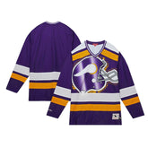 Minnesota Vikings Women's Big Face 7.0 Long Sleeve Jersey T-Shirt - Purple T-shirts