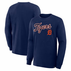 Detroit Tigers Fanatics Lock-Up Legacy Long Sleeve T-Shirt - Navy T-shirts