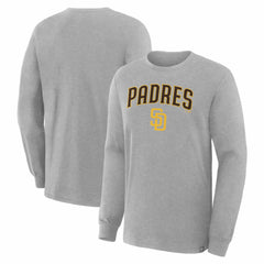 San Diego Padres Fanatics Lock-Up Legacy Long Sleeve T-Shirt - Heather Gray T-shirts