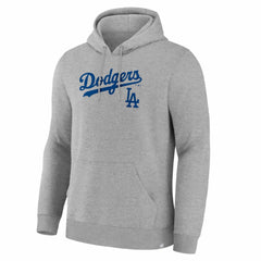 Los Angeles Dodgers Fanatics Lock-Up Legacy Hoodie - Heather Gray Hoodies