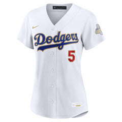 Freddie Freeman Los Angeles Dodgers Nike Women's 2026 Gold Collection Stadium Jersey - White Jerseys