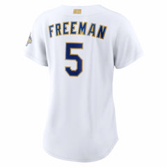 Freddie Freeman Los Angeles Dodgers Nike Women's 2026 Gold Collection Stadium Jersey - White Jerseys