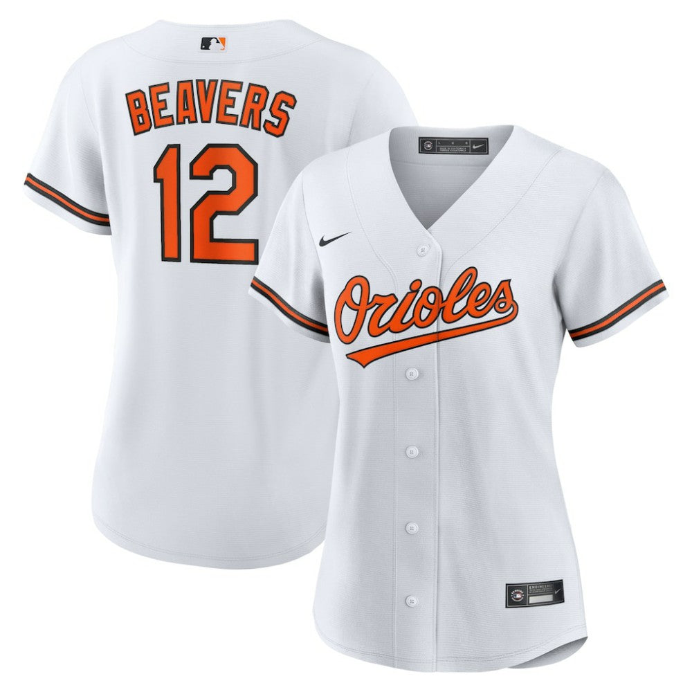 Dylan Beavers Baltimore Orioles Nike Women's Home Replica Jersey - White Jerseys