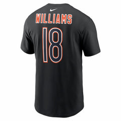 Caleb Williams Chicago Bears Carbon Name & Number T-Shirt - Black T-shirts