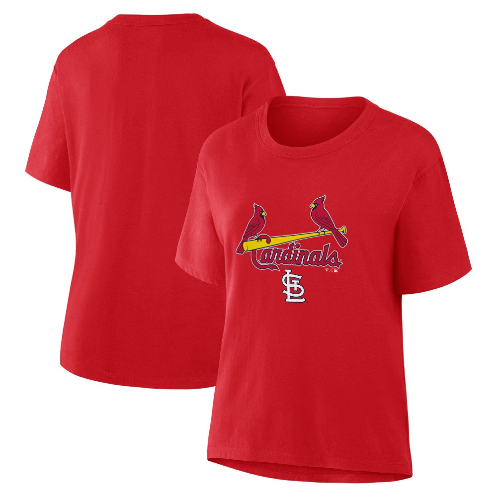 St. Louis Cardinals Fanatics Women's Lockup Legacy T-Shirt - Red T-shirts