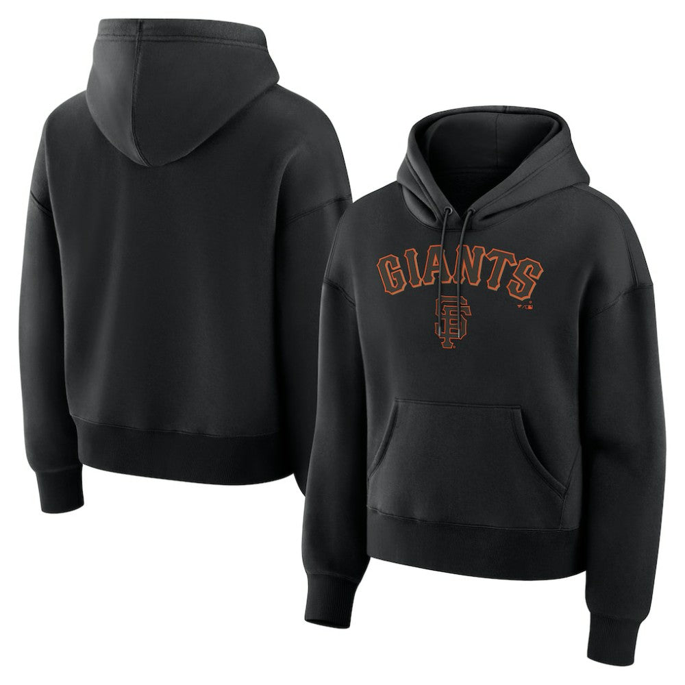 San Francisco Giants Fanatics Women's Lockup Legacy Fleece Hoodie - Black Hoodies