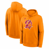Tampa Bay Buccaneers Bucco Bruce Club Hoodie - Orange Hoodies