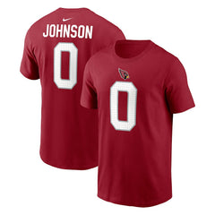 Will Johnson Arizona Cardinals Player Name & Number T-Shirt - Cardinal T-shirts