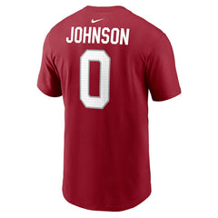 Will Johnson Arizona Cardinals Player Name & Number T-Shirt - Cardinal T-shirts