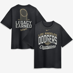 Los Angeles Dodgers Nike 2026 Gold Collection Legacy Earned T-Shirt - Black T-shirts