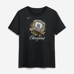 Los Angeles Dodgers Nike Women's 2026 Gold Collection Graphic T-Shirt - Black T-shirts