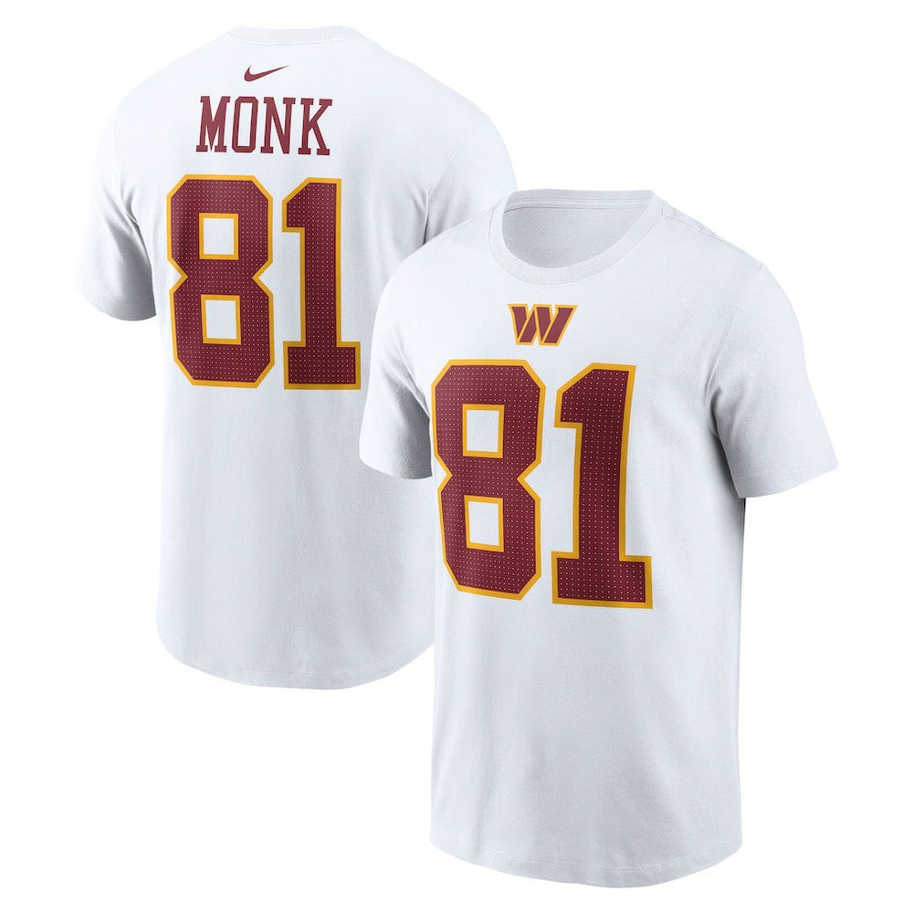 Art Monk Washington Commanders Retired Player Name & Number T-Shirt - White T-shirts