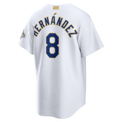 Enrique Hernández Los Angeles Dodgers Nike 2026 Gold Collection Stadium Jersey - White Jerseys