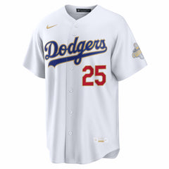 Tommy Edman Los Angeles Dodgers Nike 2026 Gold Collection Stadium Jersey - White Jerseys