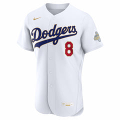 Enrique Hernández Los Angeles Dodgers Nike 2026 Gold Collection Authentic Jersey - White Jerseys