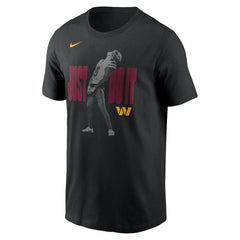 Jayden Daniels Washington Commanders Just Do It T-Shirt - Black T-shirts