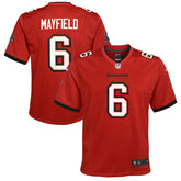 Baker Mayfield Tampa Bay Buccaneers Youth Game Jersey - Red Jerseys
