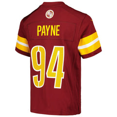 Daron Payne Washington Commanders Youth Game Jersey - Burgundy Jerseys