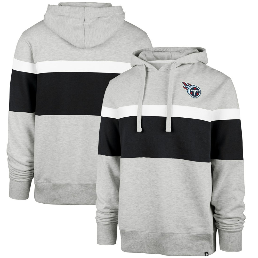 Tennessee Titans '47 Warren Pullover Hoodie - Heather Gray Hoodies