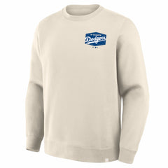 Los Angeles Dodgers Fanatics 9x Champs Crewneck Sweatshirt - Tan Sweatshirts
