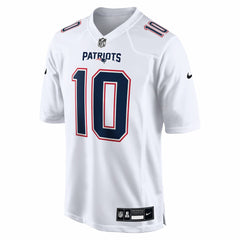 Drake Maye New England Patriots Game Jersey - Tundra White Jerseys