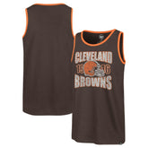 Cleveland Browns '47 Upload Franklin Tank Top - Brown Tops
