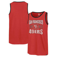 San Francisco 49ers '47 Upload Franklin Tank Top - Scarlet Tops