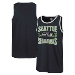 Seattle Seahawks '47 Upload Franklin Tank Top - College Navy Tops