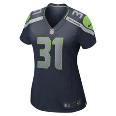 Kam Chancellor Seattle Seahawks Women's Retired Player Game Jersey - College Navy Jerseys