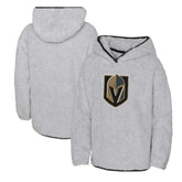 Vegas Golden Knights Girls Youth Ultimate Teddy Fleece Pullover Hoodie - Heather Gray | US 200189125