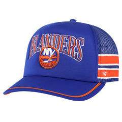 New York Islanders '47 Sideband Stripes Trucker Snapback Hat - Royal | US 200189418