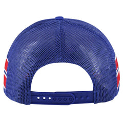 New York Rangers '47 Sideband Stripes Trucker Snapback Hat - Blue | US 200189419