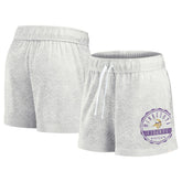 Minnesota Vikings Women's Vintage Badge Shorts - Oatmeal Shorts