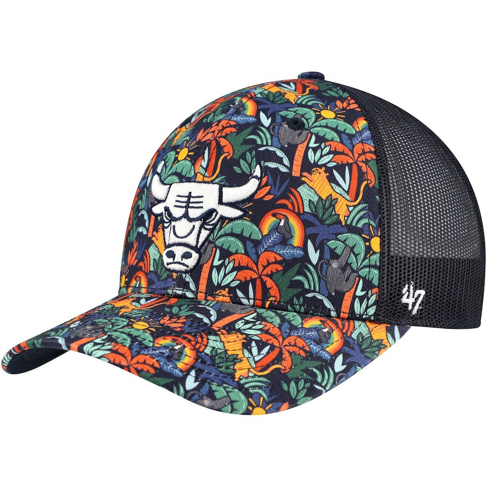 Chicago Bulls '47 Jungle Trucker Adjustable Hat Navy - 47 brand