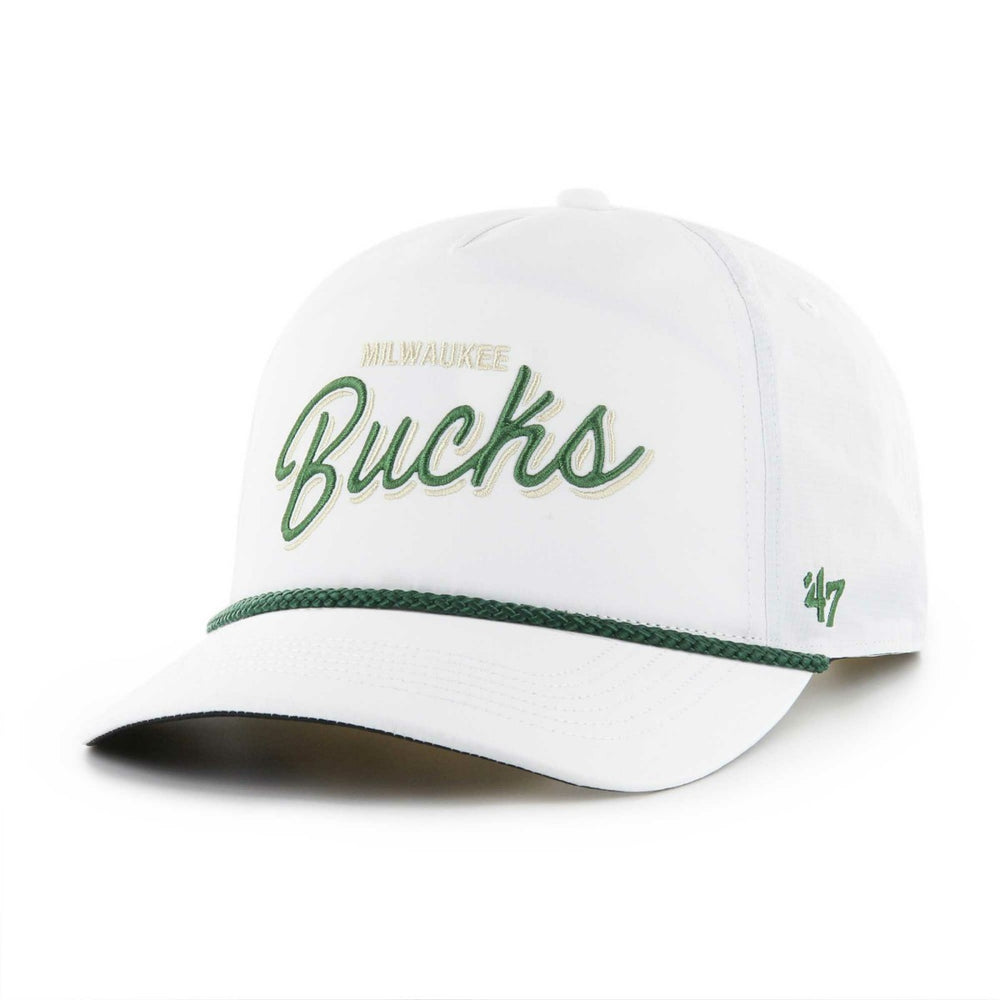 Milwaukee Bucks '47 Fairway Hitch brrr Adjustable Hat White - 47 brand