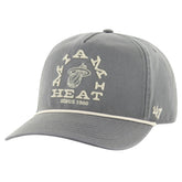 Miami Heat '47 Canyon Ranchero Hitch Adjustable Hat Charcoal - 47 brand