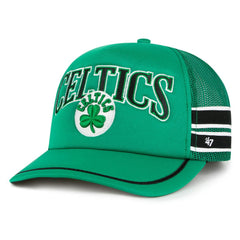 Boston Celtics '47 Sidebrand Stripes Trucker Adjustable Hat Kelly Green - 47 brand