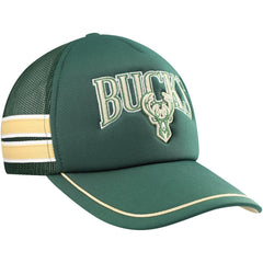 Milwaukee Bucks '47 Sidebrand Stripes Trucker Adjustable Hat Hunter Green - 47 brand