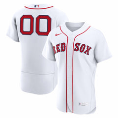 Boston Red Sox Nike Home Authentic Custom Jersey - White Jerseys